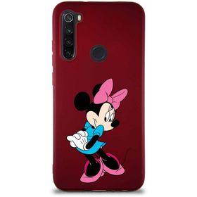 Printify Xiaomi Redmi Note 8 Soft Premier Kapak Minnie Mouse-F Tasarımlı Silikon Cep Telefonu Kılıfı