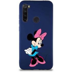 Printify Xiaomi Redmi Note 8 Soft Premier Kapak Minnie Mouse-F Tasarımlı Silikon Cep Telefonu Kılıfı