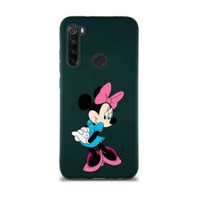 Printify Xiaomi Redmi Note 8 Soft Premier Kapak Minnie Mouse-F Tasarımlı Silikon Cep Telefonu Kılıfı