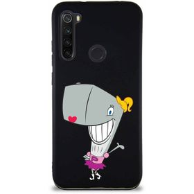 Printify Xiaomi Redmi Note 8 Soft Premier Kapak Pearl Yengeç Tasarımlı Silikon Cep Telefonu Kılıfı