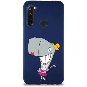 Printify Xiaomi Redmi Note 8 Soft Premier Kapak Pearl Yengeç Tasarımlı Silikon Cep Telefonu Kılıfı
