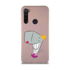 Printify Xiaomi Redmi Note 8 Soft Premier Kapak Pearl Yengeç Tasarımlı Silikon Cep Telefonu Kılıfı