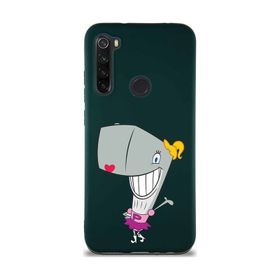 Printify Xiaomi Redmi Note 8 Soft Premier Kapak Pearl Yengeç Tasarımlı Silikon Cep Telefonu Kılıfı