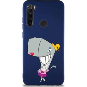 Printify Xiaomi Redmi Note 8 Soft Premier Kapak Pearl Yengeç Tasarımlı Silikon Cep Telefonu Kılıfı