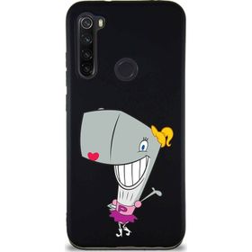 Printify Xiaomi Redmi Note 8 Soft Premier Kapak Pearl Yengeç Tasarımlı Silikon Cep Telefonu Kılıfı
