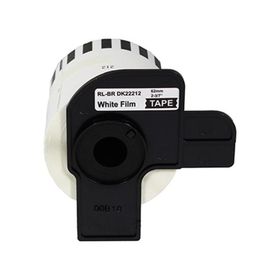Printpen Brother DK-22212 P-Touch 62 mm 15.24 m Sürekli Film Yüzeyli Beyaz Etiket