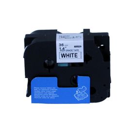 Printpen Brother HGE-261 P-Touch 36 mm 8 m Beyaz Etikete Siyah Etiket