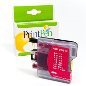 Printpen Brother LC-38 61 65 67 980 1100 Kırmızı 13 ml Yüksek Kapasite Muadil Kartuş