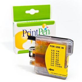 Printpen Brother LC-38 61 65 67 980 1100 Sarı 13 ml Yüksek Kapasite Muadil Kartuş