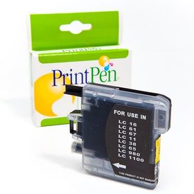 Printpen Brother LC-38 61 65 67 980 1100 Siyah 18 ml Yüksek Kapasite Muadil Kartuş