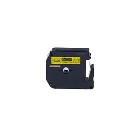 Printpen Brother M12-K631 P-Touch M-Tape 12 mm 8 m Sarı Kağıt Etikete Siyah Etiket