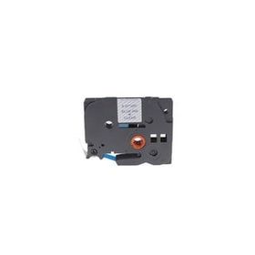 Printpen Brother P-Touch TZE-133 12 mm 8 m Şeffaf Etikete Mavi Etiket