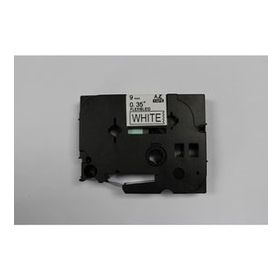 Printpen Brother P-Touch TZE-FX221 9 mm 8 m Beyaz Esnek Etikete Siyah Etiket