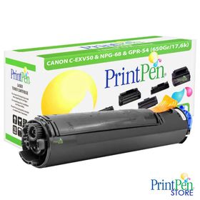 Printpen Canon C-EXV50 & NPG-68 & GPR-54 650 gr 17.6K Muadil Toner