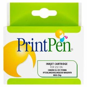 Printpen Canon CLI551XLM Kırmızı Yüksek Kapasiteli Muadil Kartuş Mürekkebi