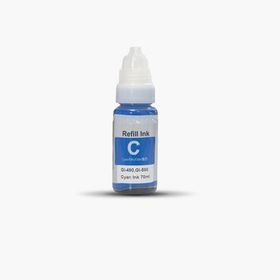 Printpen Canon Gi-490C Gi-590C 70 ml Muadil Şişe Mavi Mürekkep