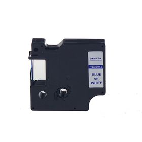 Printpen Dymo D1 40914 9 mm 7 m Beyaz Etikete Mavi Etiket
