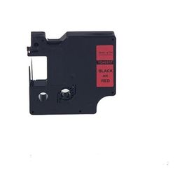Printpen Dymo D1 40917 9 mm 7 m Kırmızı Etikete Siyah Etiket