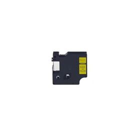 Printpen Dymo D1 40918 9 mm 7 m Sarı Etikete Siyah Etiket