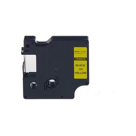 Printpen Dymo D1 40918 9 mm 7 m Sarı Etikete Siyah Etiket