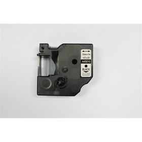Printpen Dymo D1 45010 12 mm 7 m Şeffaf Etikete Siyah Etiket
