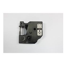 Printpen Dymo D1 45010 12 mm 7 m Şeffaf Etikete Siyah Etiket