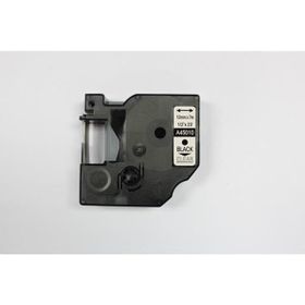 Printpen Dymo D1 45010 12 mm 7 m Şeffaf Etikete Siyah Etiket