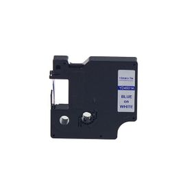 Printpen Dymo D1 45014 12 mm 7 m Beyaz Etikete Mavi Etiket