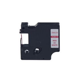 Printpen Dymo D1 45015 12 mm 7 m Beyaz Etikete Kırmızı Etiket