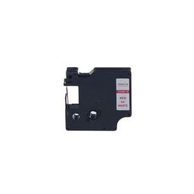Printpen Dymo D1 45015 12 mm 7 m Beyaz Etikete Kırmızı Etiket