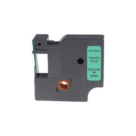 Printpen Dymo D1 45019 12 mm 7 m Yeşil Etikete Siyah Etiket