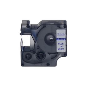 Printpen Dymo D1 45804 19 mm 7 m Beyaz Etikete Mavi Etiket