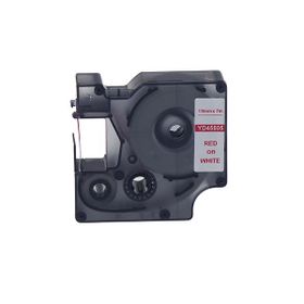 Printpen Dymo D1 45805 19 mm 7 m Beyaz Etikete Kırmızı Etiket