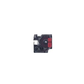 Printpen Dymo D1 45807 19 mm 7 m Kırmızı Etikete Siyah Etiket