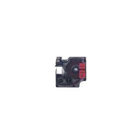 Printpen Dymo D1 45807 19 mm 7 m Kırmızı Etikete Siyah Etiket