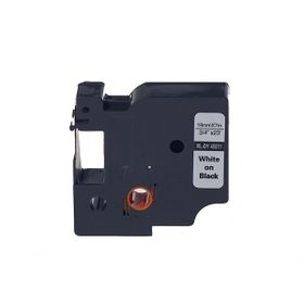 Printpen Dymo D1 45811 19 mm 7 m Siyah Etikete Beyaz Etiket