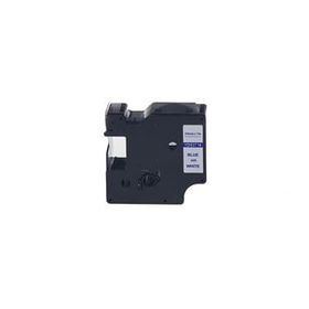 Printpen Dymo D1 53714 24 mm 7 m Beyaz Etikete Mavi Etiket