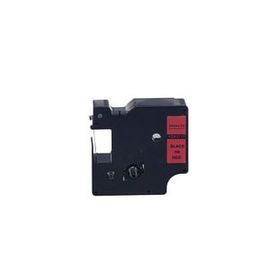 Printpen Dymo D1 53717 24 mm 7 m Kırmızı Etikete Siyah Etiket