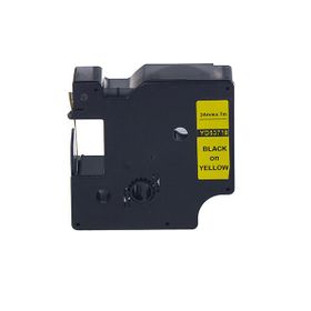 Printpen Dymo D1 53718 24 mm 7 m Sarı Etikete Siyah Etiket