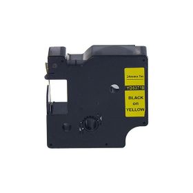 Printpen Dymo D1 53718 24 mm 7 m Sarı Etikete Siyah Etiket