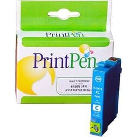 Printpen Epson 34XL C13T34724010 Mavi 10.8 ml Muadil Kartuş