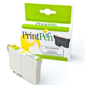 Printpen Epson T0714 Sarı 13.5 ml Muadil Kartuş