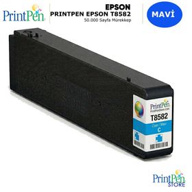 Printpen Epson T8582 C13T858200 Mavi 50K Muadil Kartuş