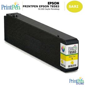 Printpen Epson T8584 C13T858400 Sarı 50K Muadil Kartuş
