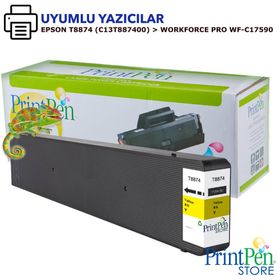 Printpen Epson T8874XXL C13T887400 Sarı 50K Muadil Kartuş