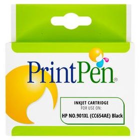 Printpen HP CC654AE 901XL Siyah Black Muadil Kartuş