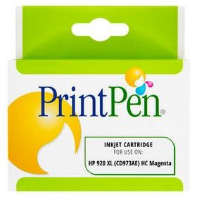 Printpen HP CD973AE 920XL Kırmızı Magenta Muadil Kartuş