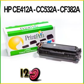 Printpen HP CE412A Sarı Toner