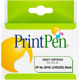 Printpen HP CH563EE 301XL Siyah Black Muadil Kartuş