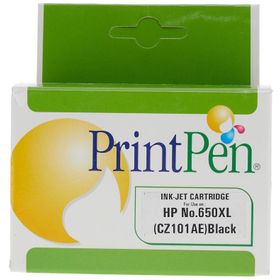 Printpen HP CZ101AE 650XL Siyah Muadil Kartuş